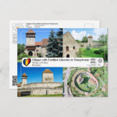 UNESCO WHS - Dorf Câlnic Postcard Postkarte (Vorne/Hinten)