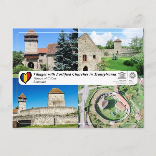 UNESCO WHS - Dorf Câlnic Postcard Postkarte (Vorderseite)