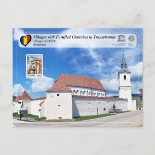 UNESCO WHS - Dorf Dârjiu (Briefmarke Edition) Pos Postkarte