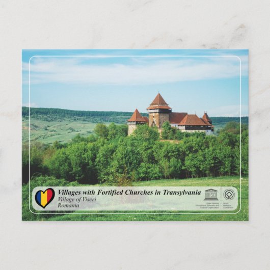 UNESCO WHS - Dorf Viscri Postcard Postkarte (Vorderseite)
