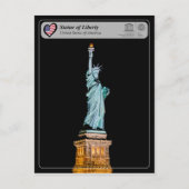 UNESCO WHS - Freiheitsstatue Postkarte (Vorderseite)