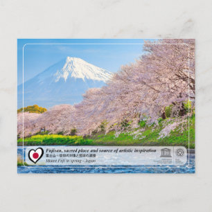 UNESCO WHS - Fujisan - Mount Fuji - 富 士 山 Postkarte
