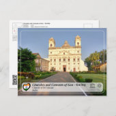 UNESCO WHS - Goa - Kirche von St Cajetan Postkarte (Vorne/Hinten)