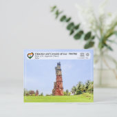 UNESCO WHS - Goa - Ruinen der Kirche St. Augustine Postkarte (Stehend Vorderseite)