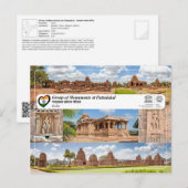 UNESCO WHS - Gruppe der Denkmäler in Pattadakal Postkarte (Vorne/Hinten)