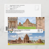 UNESCO WHS - Gruppe der Denkmäler in Pattadakal Postkarte (Vorne/Hinten)