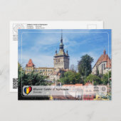 UNESCO WHS - Historisches Zentrum von Sighisoara Postkarte (Vorne/Hinten)