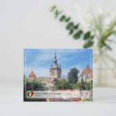 UNESCO WHS - Historisches Zentrum von Sighisoara Postkarte (Stehend Vorderseite)