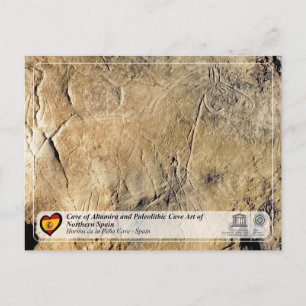UNESCO WHS - Höhle Hornos de la Peña Postkarte