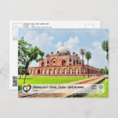 UNESCO WHS - Humayun's Grab, Delhi Postkarte (Vorne/Hinten)