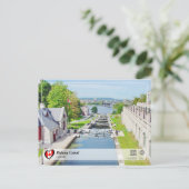 UNESCO WHS - Kanal Postkarte (Stehend Vorderseite)
