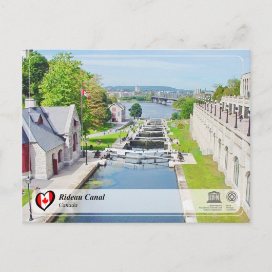 UNESCO WHS - Kanal Postkarte (Vorderseite)