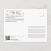 UNESCO WHS - Kathedrale von Santiago de Compostela Postkarte (Rückseite)