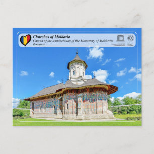 UNESCO WHS - Kirchen Moldawiens - Moldawien Postkarte