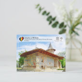 UNESCO WHS - Kirchen Moldawiens - Voronet Postkarte (Stehend Vorderseite)