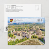 UNESCO WHS - Kloster Poblet Postkarte (Vorne/Hinten)