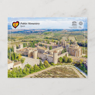 UNESCO WHS - Kloster Poblet Postkarte