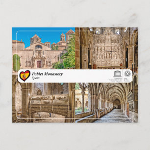 UNESCO WHS - Kloster Poblet Postkarte