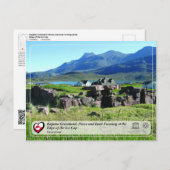 UNESCO WHS - Kujataa Grönland - Anbaufläche Postkarte (Vorne/Hinten)