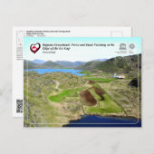 UNESCO WHS - Kujataa Grönland - Anbaufläche Postkarte (Vorne/Hinten)