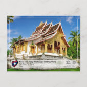 UNESCO WHS - Luang Prabang - Wat Hau Pha Bang Postkarte (Vorderseite)