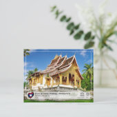 UNESCO WHS - Luang Prabang - Wat Hau Pha Bang Postkarte (Stehend Vorderseite)