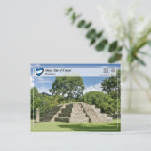 UNESCO WHS - Maya Site of Copan Postkarte (Stehend Vorderseite)