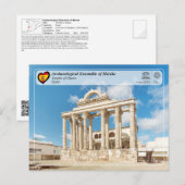 UNESCO WHS - Mérida - Tempel der Diana Postkarte (Vorne/Hinten)