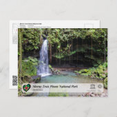 UNESCO WHS - Morne Trois Pitons Nationalpark Postkarte (Vorne/Hinten)
