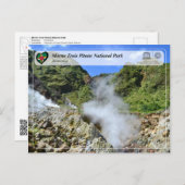 UNESCO WHS - Morne Trois Pitons Nationalpark Postkarte (Vorne/Hinten)