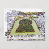 UNESCO WHS - Mozu Kofun - Richu-tenno-ryo Kofun Postkarte (Vorne/Hinten)