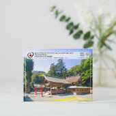 UNESCO WHS - Nakatsu-gu, Munakata Taisha Postkarte (Stehend Vorderseite)