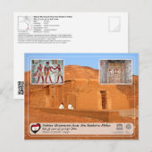 UNESCO WHS - Nubian Monuments - Amada-Tempel Postkarte (Vorne/Hinten)