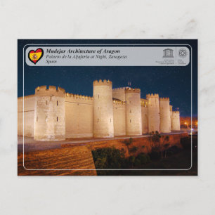 UNESCO WHS - Palacio de la Aljafería Postkarte