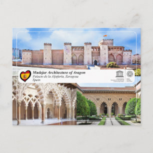 UNESCO WHS - Palacio de la Aljafería Postkarte