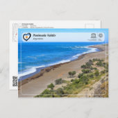 UNESCO WHS - Península Valdés Postkarte (Vorne/Hinten)