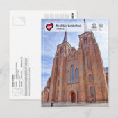 UNESCO WHS - Roskilde Kathedrale Postkarte (Vorne/Hinten)