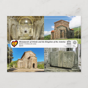 UNESCO WHS - Santa Cristina de Lena Postkarte