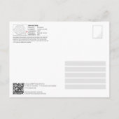 UNESCO WHS - Satellitenansicht des Donaudeltas Postkarte (Rückseite)