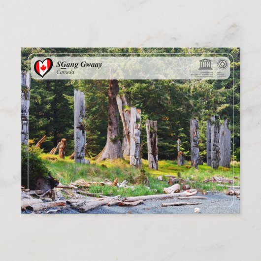 UNESCO WHS - SGang Gwaay Postkarte (Vorderseite)