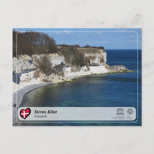 UNESCO WHS - Stevns Klint Postkarte (Vorderseite)