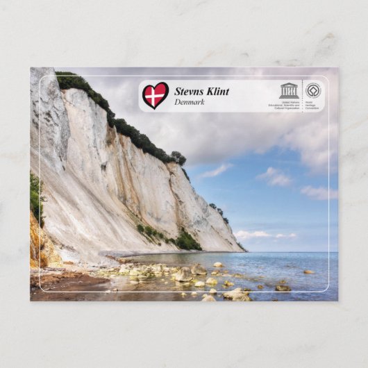 UNESCO WHS - Stevns Klint Postkarte (Vorderseite)