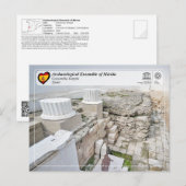 UNESCO WHS - Tempel der Concordia Postkarte (Vorne/Hinten)