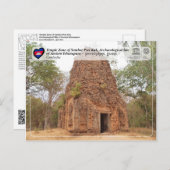 UNESCO WHS - Tempelzone Sambor Prei Kuk Postkarte (Vorne/Hinten)