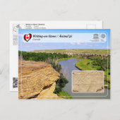 UNESCO WHS - Writing on Stone / Áísínai’pi Postkarte (Vorne/Hinten)