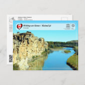 UNESCO WHS - Writing on Stone / Áísínai’pi Postkarte (Vorne/Hinten)