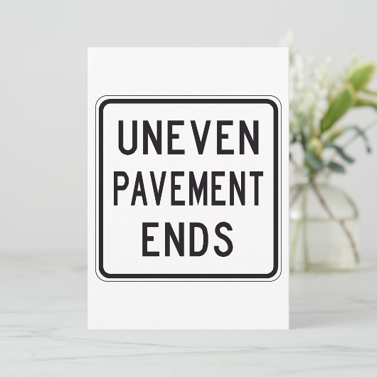Uneven Pavement beendet Einladungen