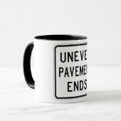 Uneven Pavement beendet Tasse (Vorderseite Links)