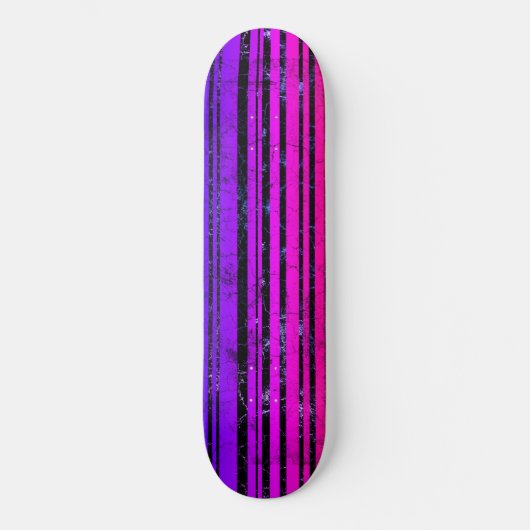 Uneven Rainbow Stripes RUD Skateboard (Vorderseite)