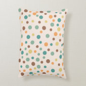 Uneven Scattered Polka Dot Vector Nahtloses Muster Dekokissen (Rückseite(Vertikal))